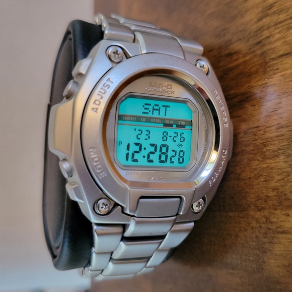 RARE 90's Vintage MR-G Stainless Steel G-Shock Digital Watch - MRG-200-7 - Picture 3 of 7